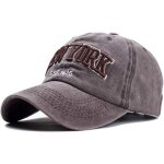 Ppdaz - casquette baseball vintage hommes new york lettres cap snapback hip hop plat cap rtro chapeau ...