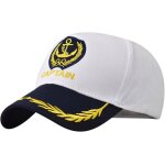 Ppdaz - chapeau de capitaine brodé ancre capitaine skipper casquettes de baseball réglable nautique yacht ... Ppdaz - chapeau de capitaine brodé ancre capitaine skipper casquettes de baseball réglable nautique yacht ...