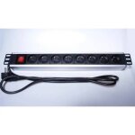 Premiumcord r�partiteur dalimentation pour rack 1, 5 u 8 x 230 v 2 m - pdu - f15g08s