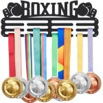 Présentoir a médailles de boxe support de médailles de course sportive support mural en fer ruban crochet ... Présentoir a médailles de boxe support de médailles de course sportive support mural en fer ruban crochet ...