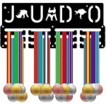 Prsentoir a mdailles de judo, support a mdailles de judo, support a mdailles de sport en mtal, dcoration ...