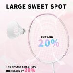 Professional badminton racket, carbon fiber badminton racket set with grip&bag, pro badminton racket ... Professional badminton racket, carbon fiber badminton racket set with grip&bag, pro badminton racket ...