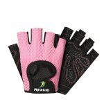 Professionnel gym fitness gants power weight lifting femmes hommes crossfit workout bodybuilding half ...