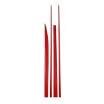 Profils sportifs universels - non sp�cifi� - 180 cm - rouge - protection pare - chocs - r�sine polyur�thane ...