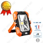 Projecteur travail rechargeable, lampe de camping led portable avec panneau solaire, 4 modes luminosit, ... Projecteur travail rechargeable, lampe de camping led portable avec panneau solaire, 4 modes luminosit, ...