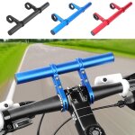 Prolongateur de guidon de vlo en alliage d'aluminium, 30cm, support de feu avant de bicyclette, accessoires ...
