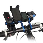 Prolongateur de guidon de vlo en alliage d'aluminium 10 / 20cmaluminum, support de feu avant de bicyclette ...