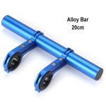 Prolongateur de guidon de vélo en alliage d'aluminium, barre de montage de lampe de poche, support d'ordinateu ... Prolongateur de guidon de vélo en alliage d'aluminium, barre de montage de lampe de poche, support d'ordinateu ...