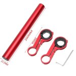 Prolongateur de guidon de vlo en alliage d'aluminium, lumire avant de vlo de montagne, lampe de poche, ...