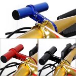 Prolongateur de guidon de vlo en alliage d'aluminium, support de vlo de route, lumire de vlo, lampe ...