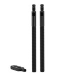 Prolongateur de valve pour tubeless et tubetype velox presta - noir - 80x60 mm