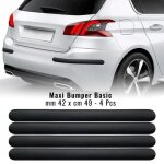 Protection pare - chocs - 4r quattroerre. it - 4 pi�ces - noir - 42 mm x 49 cm - pvc souple