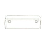 Protection pot echappement chrom� pour scooter peugeot 50 vivacity 763732 260mm