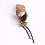 Protege - pouce en cuir marron pour doigt de chasse