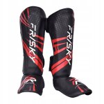 Protge - tibias muay thai, equipement de boxe, protge - tibias, protge - tibias l, rouge, noir