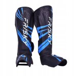Protge - tibias muay thai, equipement de boxe, protge - tibias shin m, bleu, noir