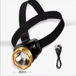 Puissant phare led phare 5 lampe frontale lampe torche t�te recharge batterie au lithium l�g�re meilleur ...