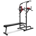 Pullupfitness chaise romaine - station traction dips multifonctions barre de traction ajustable dips ...