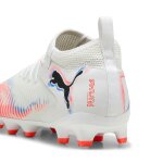 Puma chaussures de football future 8 match fg / ag enfant et adolescent, chaussures, blanc / noir / glowing ...
