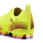 Puma chaussures de football future 8 play fg / ag enfant et adolescent, chaussures, jaune alert / noir ...