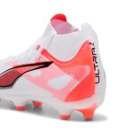 Puma chaussures de football ultra 5 match + fg / ag femme, chaussures, blanc / noir / glowing rouge, ...
