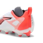 Puma chaussures de football ultra 5 play fg / ag enfant et adolescent, chaussures, blanc / noir / glowing ...