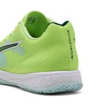 Puma chaussures de handball accelerate turbo 4 unisexe, chaussures, fizzy light / vert terrain / blanc, ...