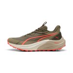 Puma chaussures de trail electrify nitro 4 homme, chaussures, loden vert / desert dust / glowing rouge, ...