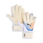 Puma gants de gardien de but de football future match nc, accessoires, blanc / glowing rouge / ultra ...