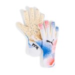 Puma gants de gardien de but de football future ultimate nc, accessoires, blanc / glowing rouge / ultra ...