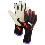 Puma gants de gardien de but de football future ultimate nc, accessoires, noir / glowing rouge / violet ...