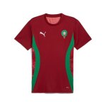 Puma maillot d'avant match maroc homme, sport, intense rouge / archive vert, xs