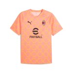 Puma maillot d�avant - match ac milan homme, sport, rose fruit / sunny jaune, m