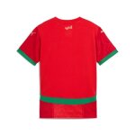 Puma maillot home 2025 maroc enfant et adolescent, v�tements, rouge / archive vert, 7 - 8y