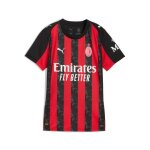 Puma maillot home 25 / 26 ac milan femme, sport, rouge / noir, s