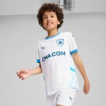 Puma olympique de marseille 24 / 25 home jersey youth, v�tements, blanc / azure, 11 - 12y