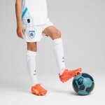 Puma olympique de marseille 24 / 25 shorts youth, v�tements, blanc / azure, 15 - 16y