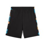 Puma short olympique de marseille faster homme, v�tements, noir / heat fire, l