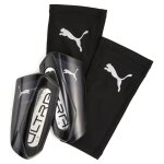 Puma protge - tibias de football ultra flex sleeve, accessoires, noir / silver, s