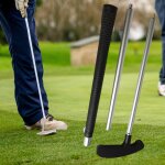 Putter bidirectionnel portable, droitier gaucher, beau cadeau, tige robuste de 34 pouces de long pour ...