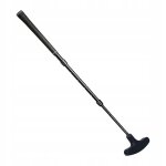 Putter de golf bidirectionnel, portable pour droitiers et gauchers, solide, rglable, noir