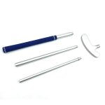 Putter de golf d�tachable - putter d'entra�nement portable et ambidextre pour d�butants bleu