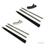 Putter de golf e5bd 84. 5cm avec 3 sections pour droitier / gaucher avec poigne en caoutchouc
