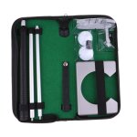 Putter de golf pliable de bureau de voyage, en vert, avec trou de tasse et 2 balles, cadeau pour les ...