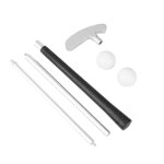 Putter a trois sections pour golfeurs gauchers et golfeuses + 2 balles