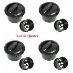 Quatre grilles de ventilations noire - dacia logan pick up 1. 6 bifuel a part. 03 / 2008