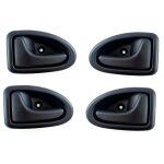 Quatre poign�es de portes int�rieures - renault scenic 1. 8 rx4 01 / 1997 - 08 / 2003