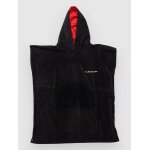 Quiksilver hoody poncho de surf noir