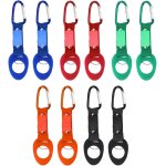 Qxer - lot de 10 boucles de bouteille d'eau, clip de bouteille d'eau minrale en silicone pour camping, ...
