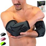 Qxer - 2 pack coudires homme et femme - manchon de compression pour coude de tennis, coude de golfeur ...